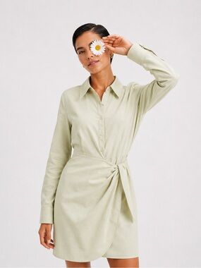 Darling  Wildflower Soft Sage Dress